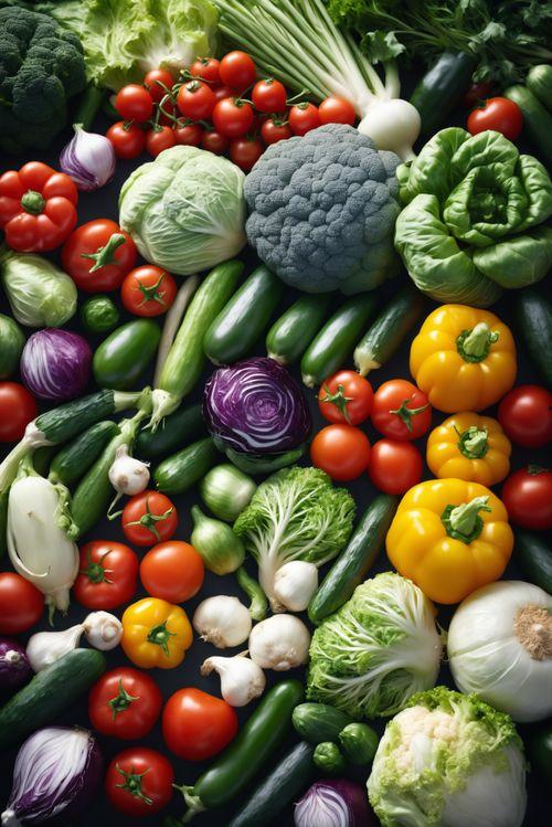 蔬菜 图片,缤纷色彩下的营养宝藏