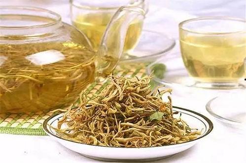 金银花茶图片,天然养生佳品，夏日消暑必备