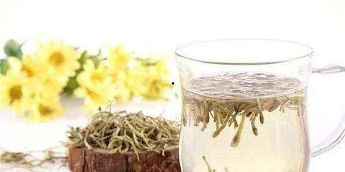 金银花茶图片,天然养生佳品，夏日消暑必备