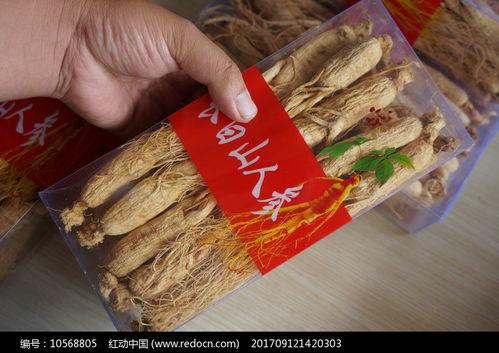 红人参图片,滋补养生，千年传承的神秘瑰宝