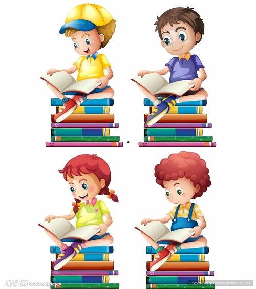 读书图片大全卡通,读书图片大全赏析