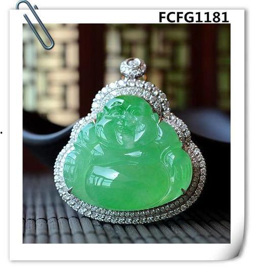 翡翠佛公镶嵌图片大全,千姿百态的精美图鉴