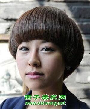 蘑菇头发型图片女,时尚潮流的清新代表