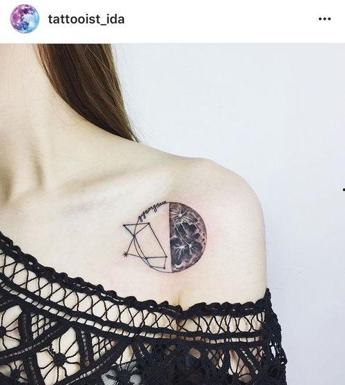 女人背部纹身图片大全,女性独特魅力展现