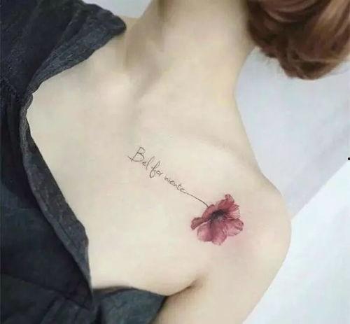 女人背部纹身图片大全,女性独特魅力展现