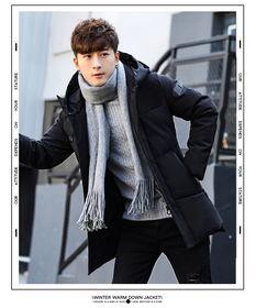 韩国冬天男,男生们的保暖时尚挑战