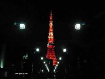 东京塔图片,都市天际线的璀璨明珠